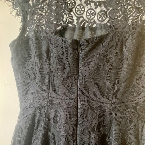 BB Dakota Formal Little Black Lace Dress 👗 - Picture 4 of 7